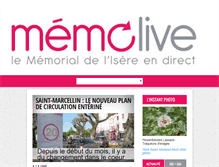 Tablet Screenshot of memorialdelisere.fr